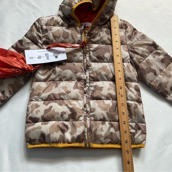 Epic‎ Threads Jacket Puffer Coat Toddler Boys Camo Brown Size 4 - Picture 3 of 8